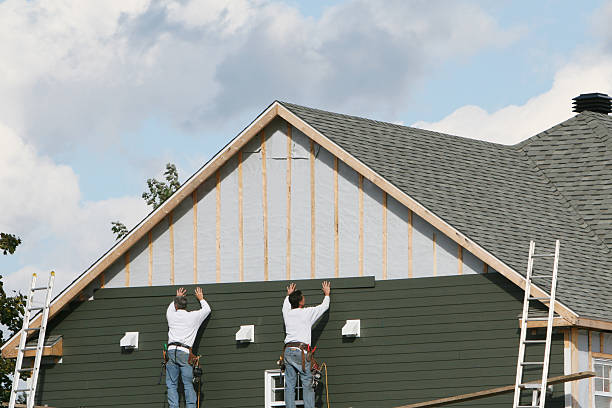 Professional Emergency Siding Repair technician working in Heathsville, VA